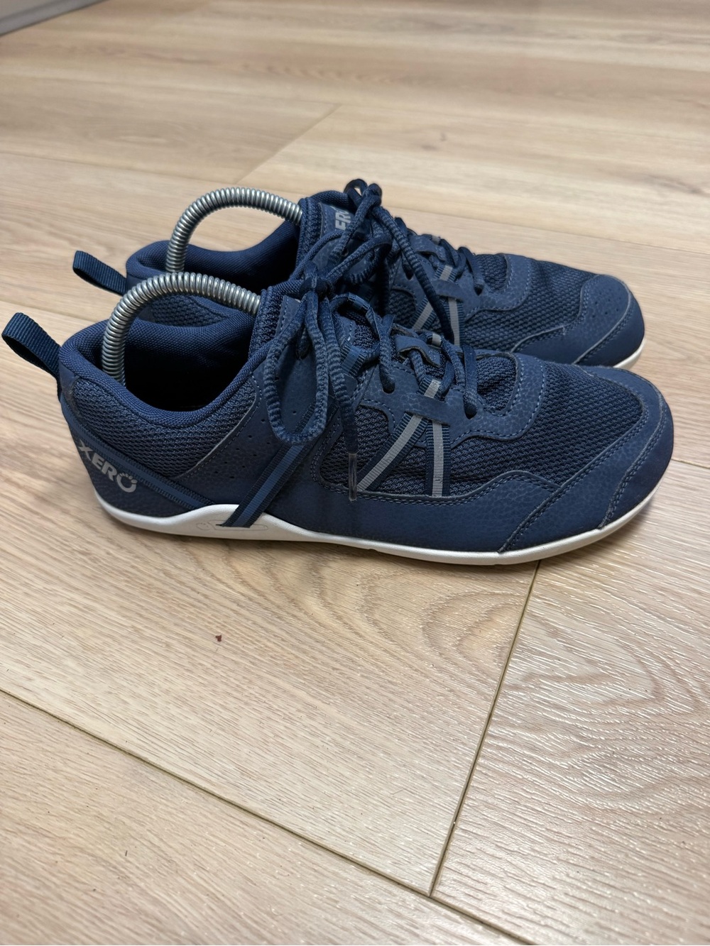 Xero Shoes Prio barefoot cross-training shoes, blue mesh Women’s Size 9.5